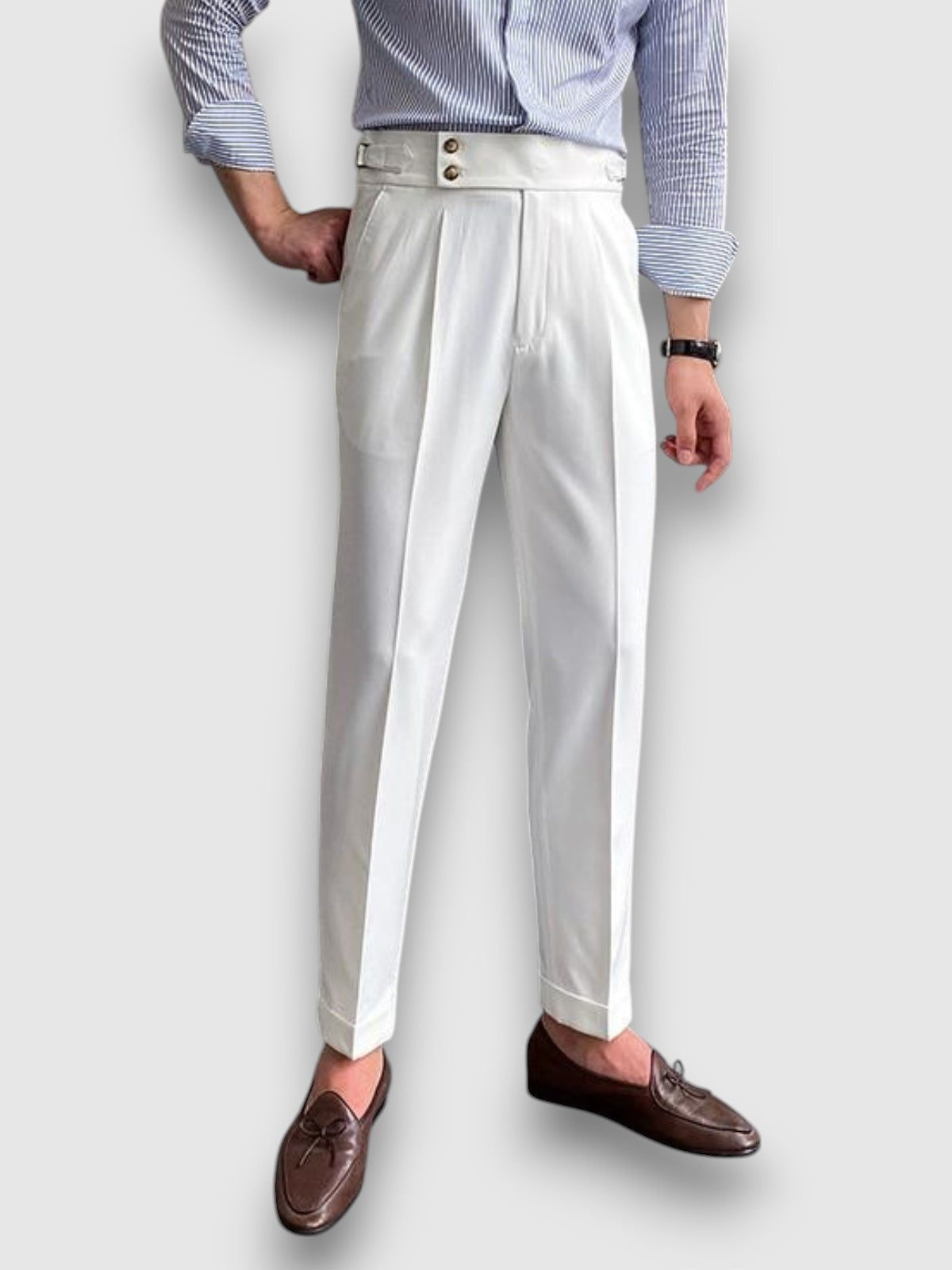 Leo - Pantalons Vintage pour Homme