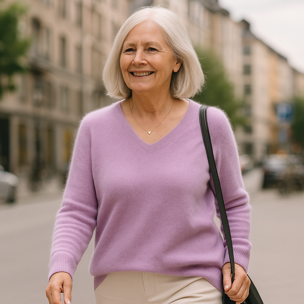 Christine - Pull ample en laine légère
