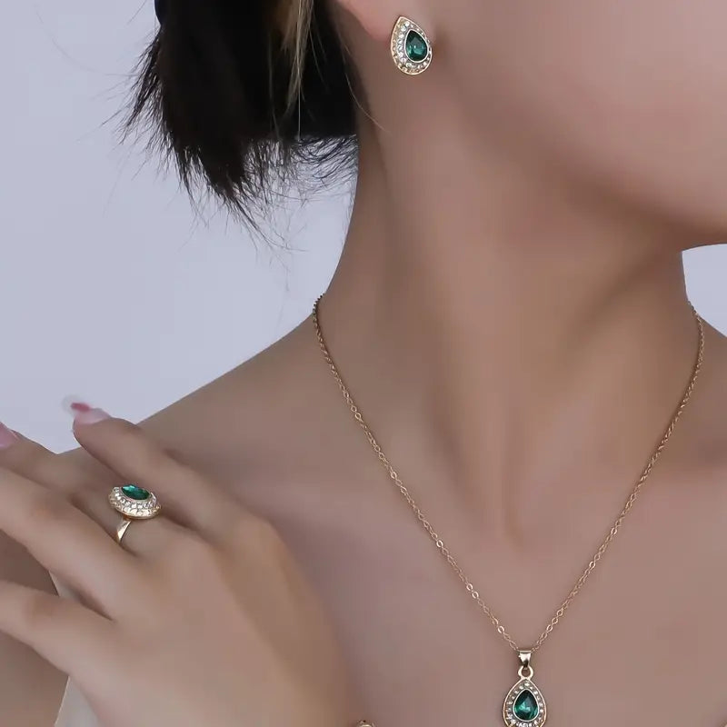 Ensemble de Bijoux Alexandra | Plaqué Or