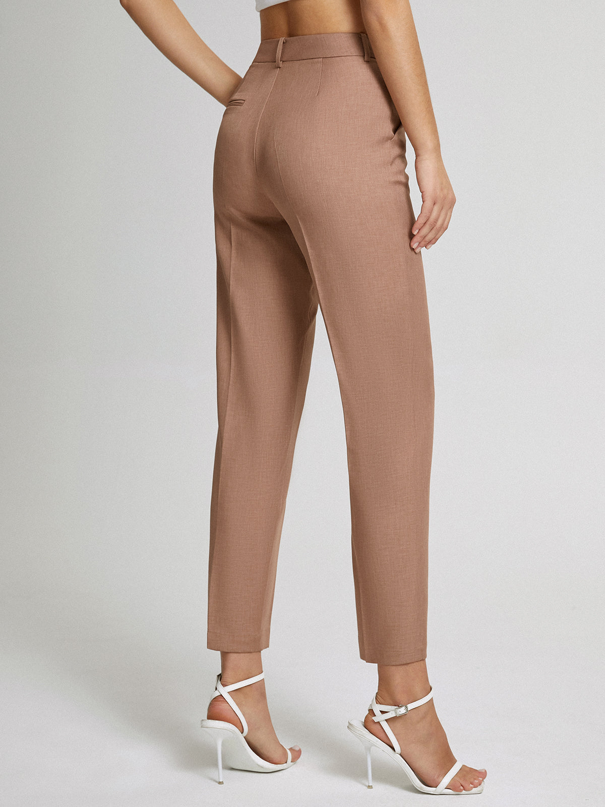 Manon - Pantalon élegant taille haute