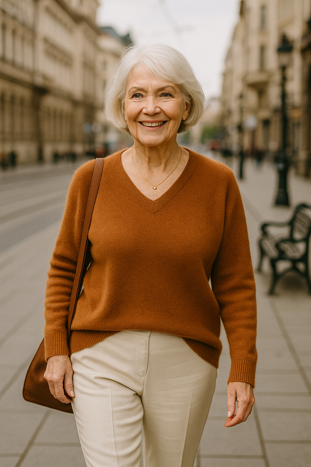 Christine - Pull ample en laine légère