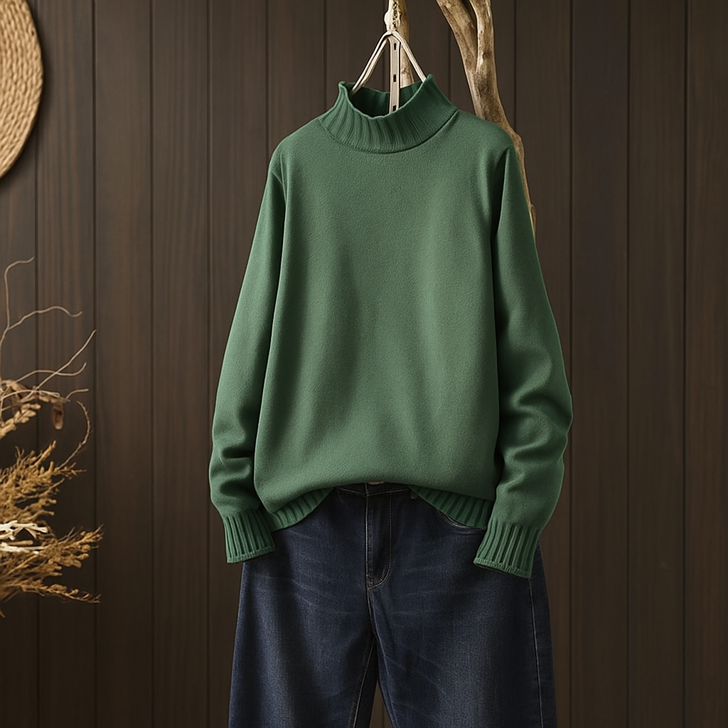 ANITA™ | PULL EN MAILLE WAFFLE DOUX ET ÉLÉGANT