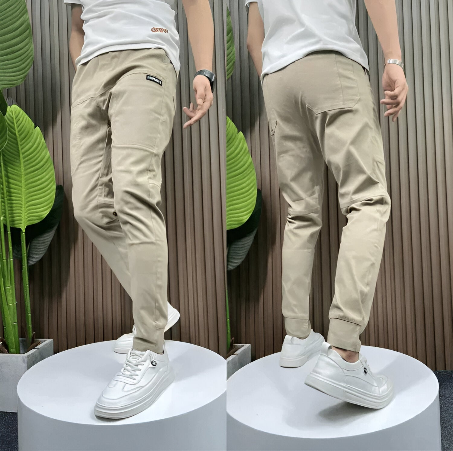 Gaspard - Pantalons Cargo Élastiques Premium